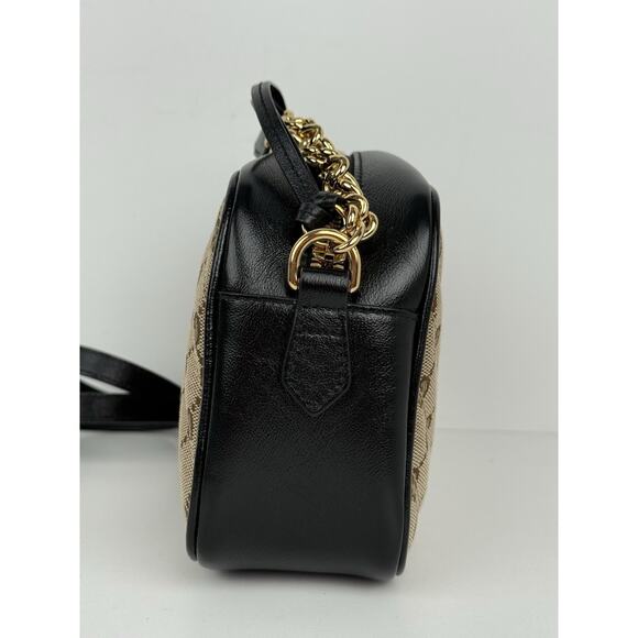 Gucci GG Marmont Cloth Crossbody Bag with Gold Hardware - Picture 5 of 16